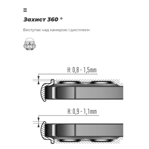 Фото - Чехол для смартфона Armorstandart ICON for  Samsung A08 4G Camera cover Winter Blue (ARM92953)