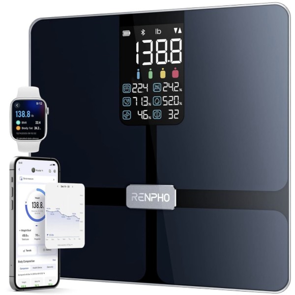 Фото - Ваги підлогові RENPHO Elis 2X Body Fat Scale (R-A018-BK) Фото - Ваги підлогові RENPHO Elis 2X Body Fat Scale (R-A018-BK)