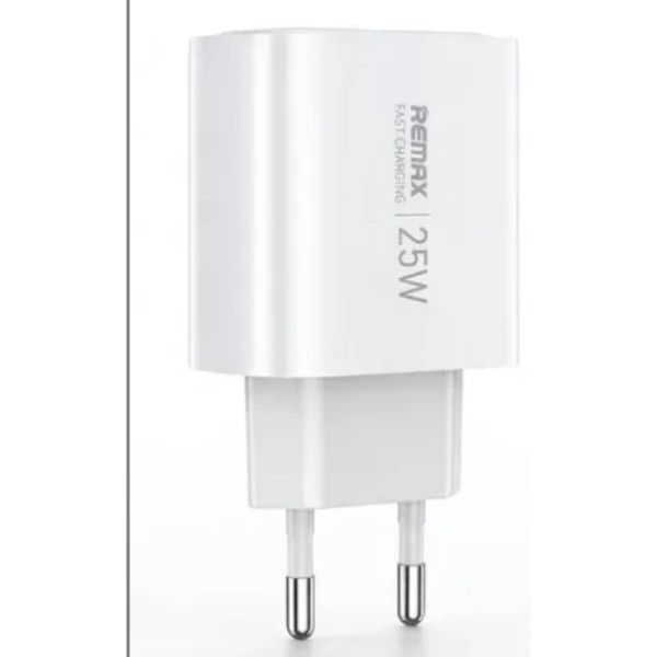 Фото - Мережевий зарядний пристрій Remax Kiddy Series 25W 1C Fast Charger RP-U137 White (6954851212676)