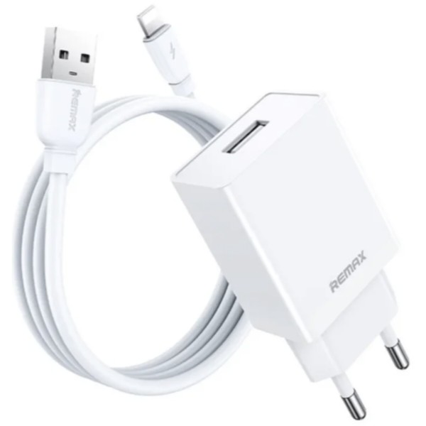 Фото - Сетевое зарядное устройство Remax Kiddy Series 2.4A RP-Charger Set with Cable U95 Micro (6954851218173)