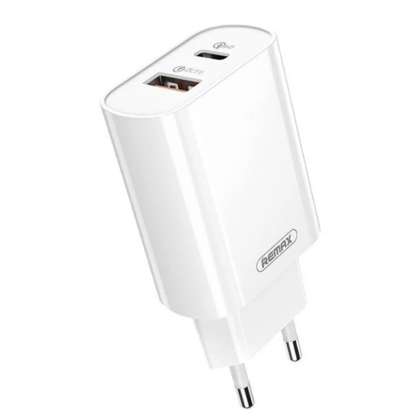 Фото - Мережевий зарядний пристрій Remax Jane Series QC3.0+PD 20W GaN Fast Charger RP-U37 EU-White (6954851244929) Фото - Мережевий зарядний пристрій Remax Jane Series QC3.0+PD 20W GaN Fast Charger RP-U37 EU-White (6954851244929)