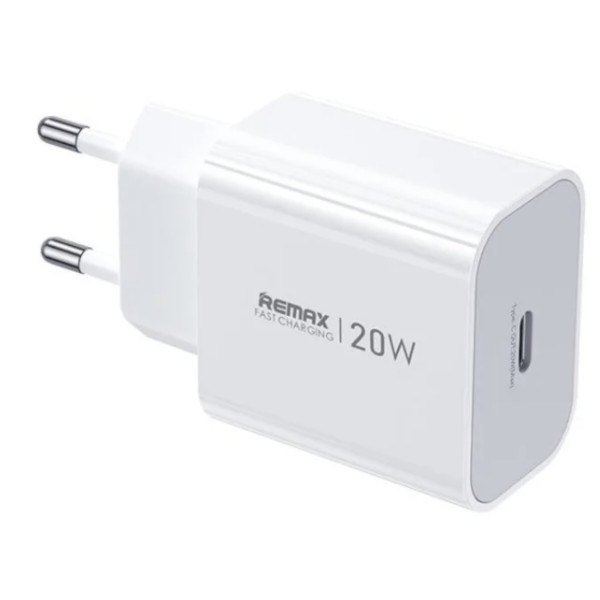 Фото - Сетевое зарядное устройство Remax Huiying GaN Fast Charging Charger CA08(C20W) EU-white (6954851252054)