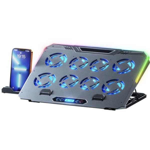 Фото - Подставка под ноутбук охлаждающая Dyxon Ice Coorel 23 Game Turbo Cool RGB Gray (DXN-ICCL-23-GY) Фото - Подставка под ноутбук охлаждающая Dyxon Ice Coorel 23 Game Turbo Cool RGB Gray (DXN-ICCL-23-GY)