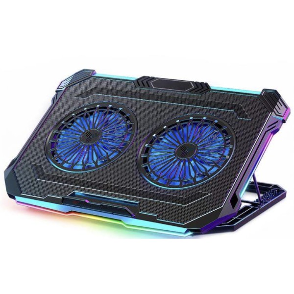 Фото - Подставка под ноутбук охлаждающая Dyxon Ice Coorel 21 Game Turbo Cool RGB Black (DXN-ICCL-21-BK)