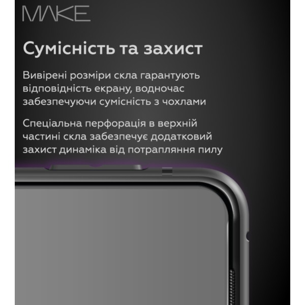 Фото - Захисне скло для смартфону MAKE For Apple iPhone 18 Pro Ultra+ Camera Glass Clear (MGUP-AI18P)