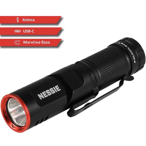 Фото - Фонарь Falcon Eye Nessie (500 Lm) Magnetic Rechargeable Type-C (FHH0140)
