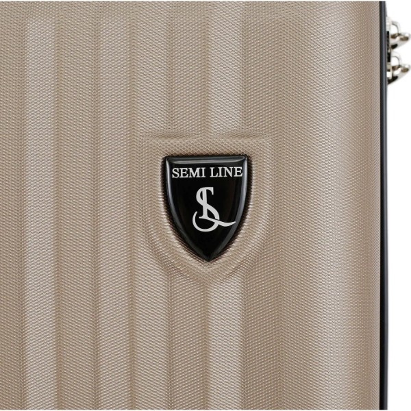 Фото - Чемодан Semi Line 24" (M) Champagne (T5985-4)
