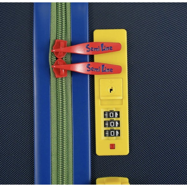 Фото - Чемодан Semi Line 24" (M) Navy (T5932-2)