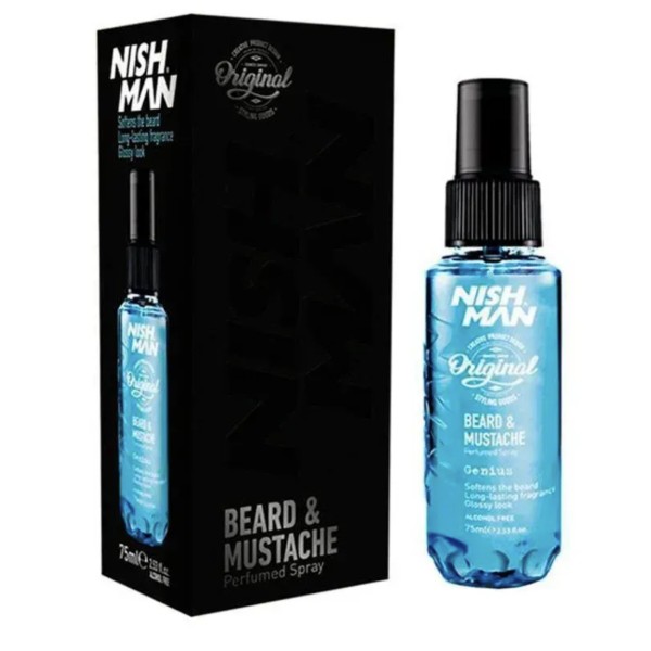 Фото - Духи для бороды Nishman Beard & Mustache Perfume Genius 75 мл (8682035080169)