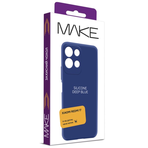 Фото - Чохол для смартфону MAKE Silicone for Xiaomi Redmi 17, Deep Blue (MCL-XR17DB)