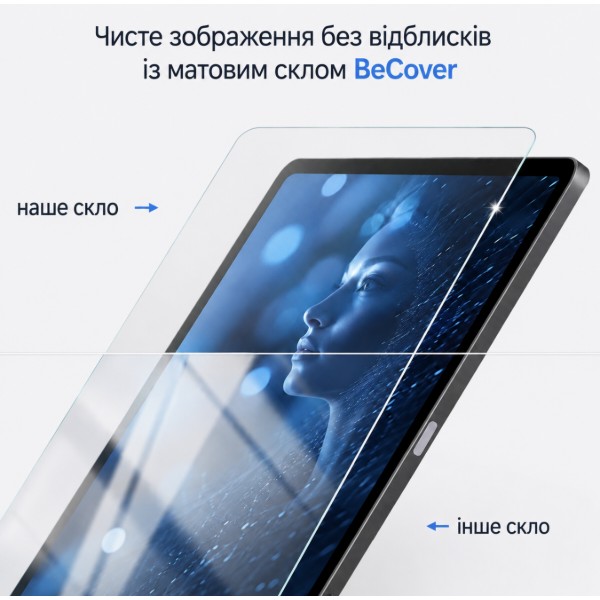 Фото - Захисне скло для планшета BeCover Matte Anti-Glare for Xiaomi Redmi Pad 2 SE 9.7" (2026) (715919)