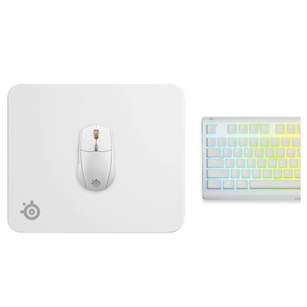 Фото - Коврик для мыши игровой SteelSeries QcK M 320х270х2мм White (63461)