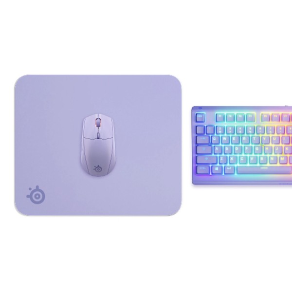 Фото - Килимок для миші  ігровий SteelSeries QcK M 320х270х2мм Lavender (63460)