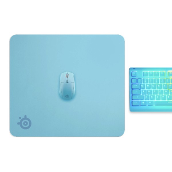 Фото - Коврик для мыши игровой SteelSeries QcK L 450х400х2мм Aqua (63462)