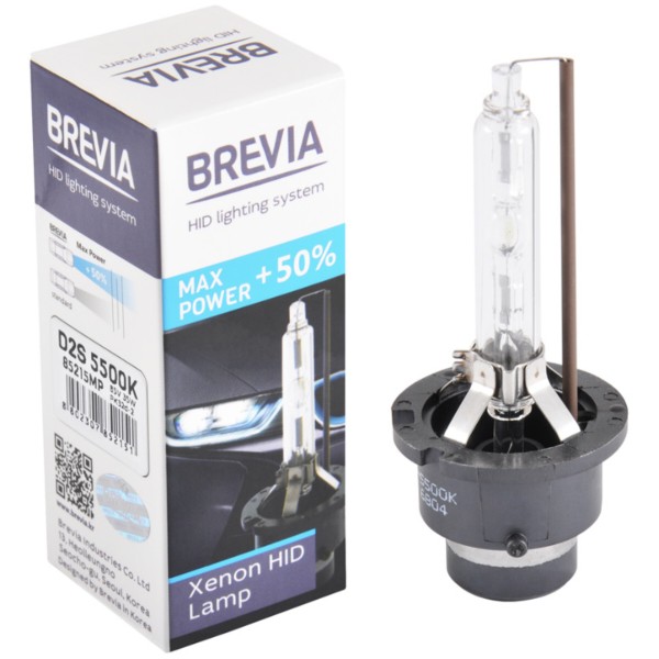 Фото - Автолампа Brevia D2S +50%,5500K,85V,35W PK32d-2, (85215MP)