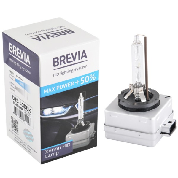 Фото - Автолампа Brevia D1S +50%,4300K,85V,35W PK32d-2, (85114MP)