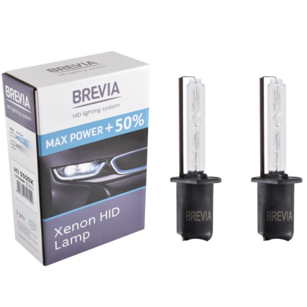 Фото - Автолампа Brevia H1 +50%,5500K,85V,35W P14.5s KET, (12150MP)