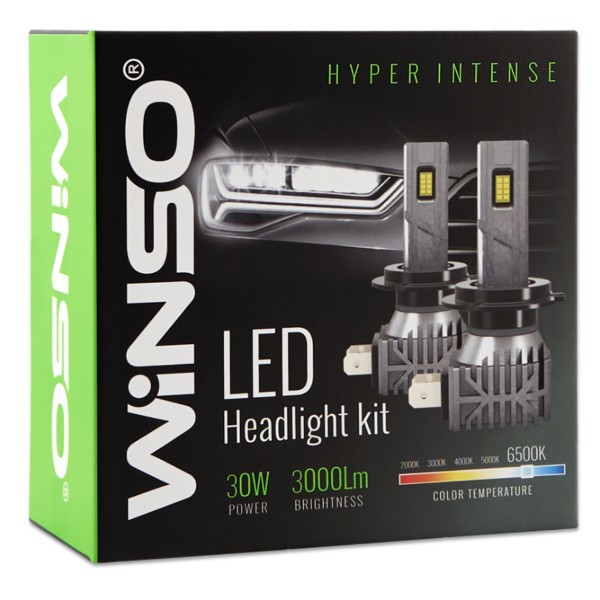 Фото - Автолампа Winso LED H1 12/24V 30Вт 3000Лм. 6500K CSP3570 (793100)