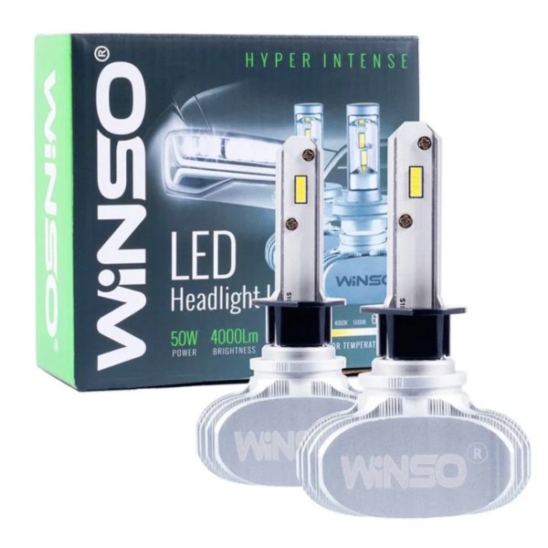 Фото - Автолампа Winso LED H1 12/24V 40Вт 4000Лм. 6000K CSP Cree Chip (791100)