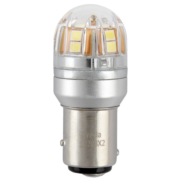 Фото - Автолампа Brevia S-Power P21/5W 330Lm 15x2835SMD 12/24V CANbus, 2шт. (10203X2)