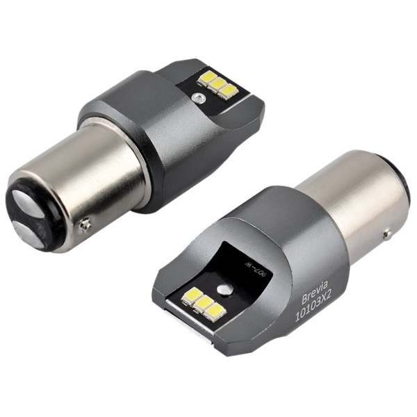 Фото - Автолампа Brevia Power P21/5W 330Lm 6x3020SMD 12/24V CANbus, 2шт. (10103X2)
