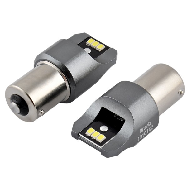 Фото - Автолампа Brevia Power P21W 330Lm 6x3020SMD 12/24V CANbus, 2шт. (10101X2)