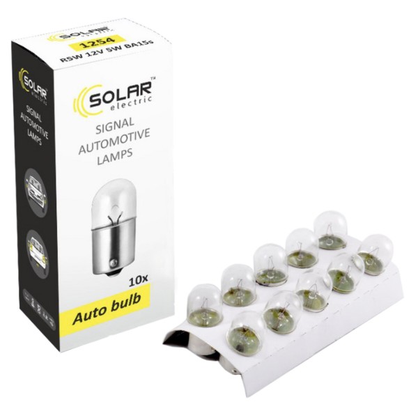 Фото - Автолампа Solar R5W 24V 5W BA15s (2454)