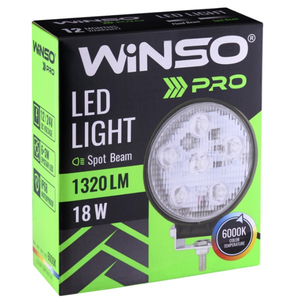 Фото - Автолампа Winso Pro 10-30В 18Вт (780420)