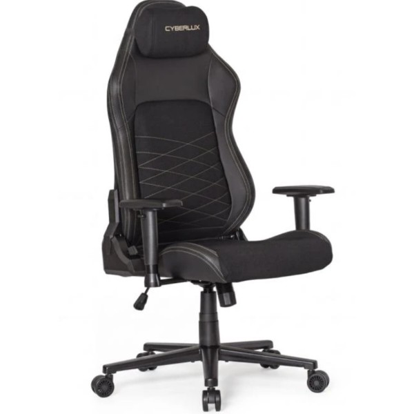 Фото - Кресло для геймеров Cyberlux Spartan Black (GM-409 B) Фото - Кресло для геймеров Cyberlux Spartan Black (GM-409 B)