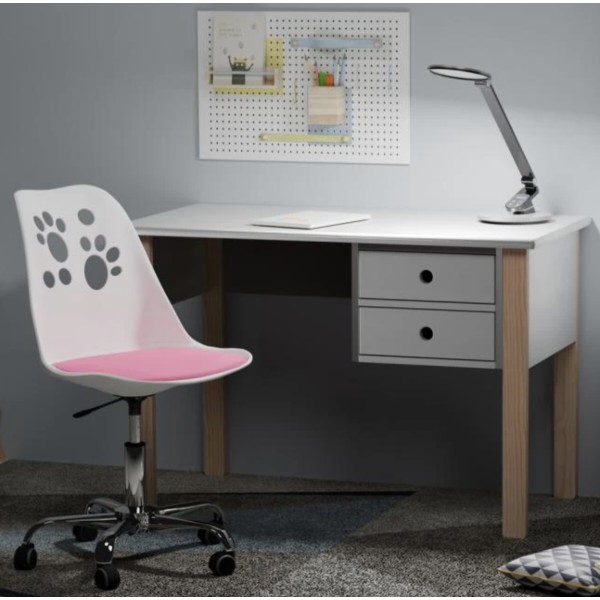 Фото - Кресло детское Evo-kids Indigo White / Pink (H-232 W/PN)