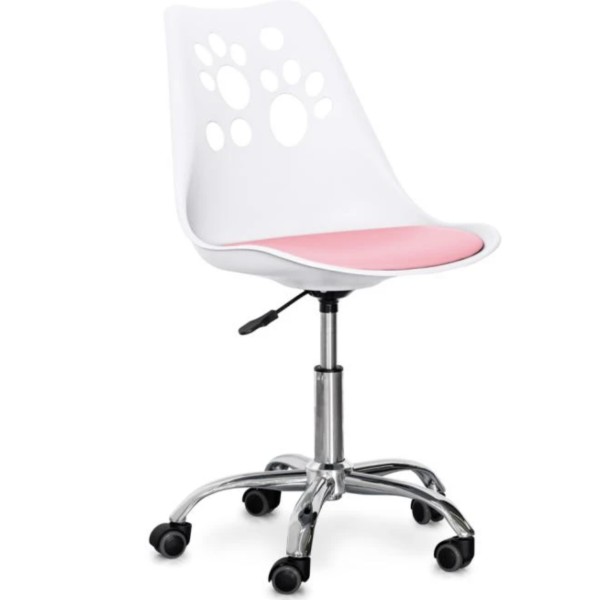 Фото - Кресло детское Evo-kids Indigo White / Pink (H-232 W/PN)