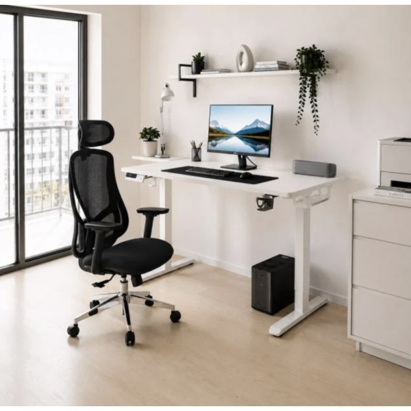 Фото - Кресло офисное Mealux Flow Fabric Black (HF-B30 F/B)