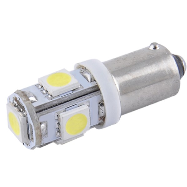 Фото - Автолампа Solar 24V T8.5 BA9s 5SMD 5050 white 2 шт. (SL2531)