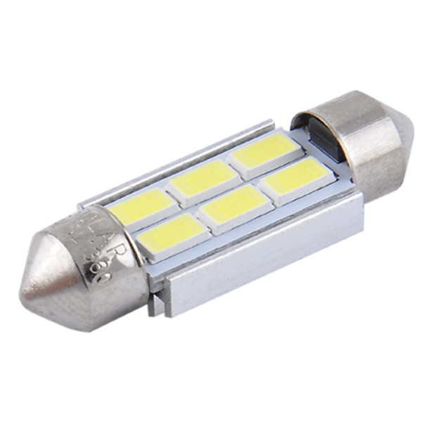 Фото - Автолампа Solar 12V SV8.5 T11x36 6SMD 5730 CANBUS white 2 шт. (SL1360)
