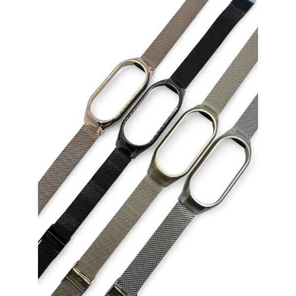 Фото - Ремешок для фитнес-браслета BeCover Metal for Xiaomi Mi Smart Band 10 Black (713623)