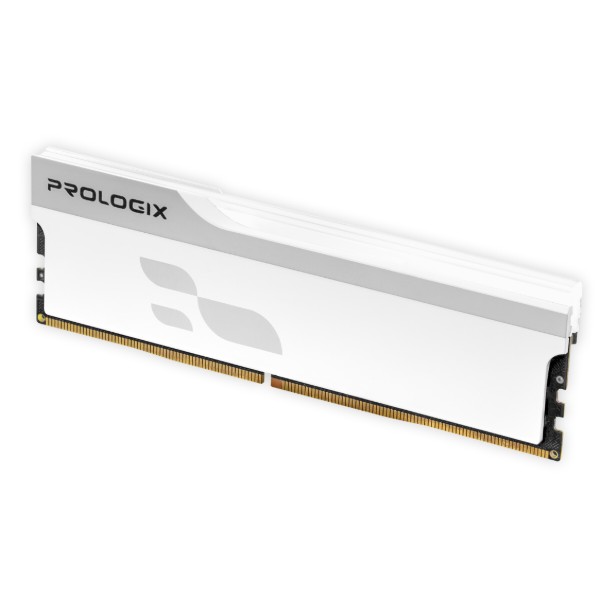 Фото - Память DDR ProLogix DDR5 16GB/6000 Prologix Onyx White (PRO16GB6000YW5)