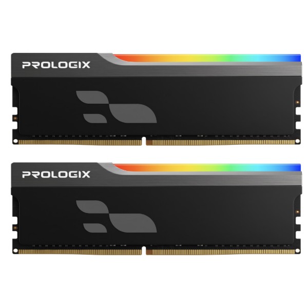 Фото - Память DDR ProLogix DDR4 2x16GB/3200 Prologix Onyx Black RGB (PRO32GB3200YBR4K)