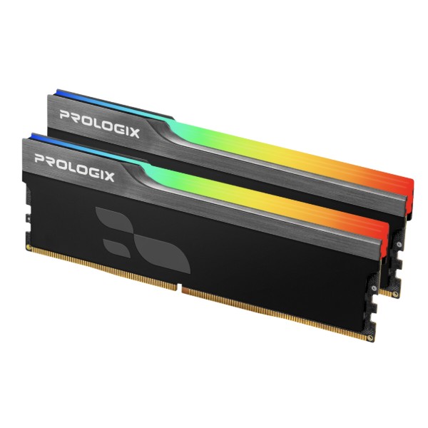 Фото - Память DDR ProLogix DDR4 2x16GB/3200 Prologix Onyx Black RGB (PRO32GB3200YBR4K)