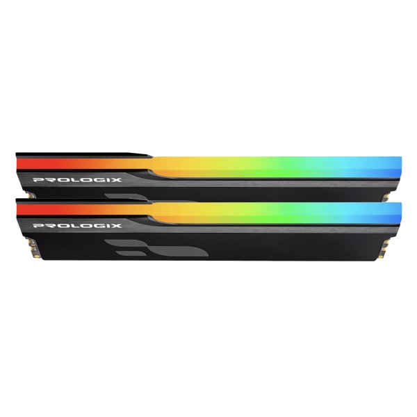 Фото - Память DDR ProLogix DDR4 2x16GB/3200 Prologix Onyx Black RGB (PRO32GB3200YBR4K)