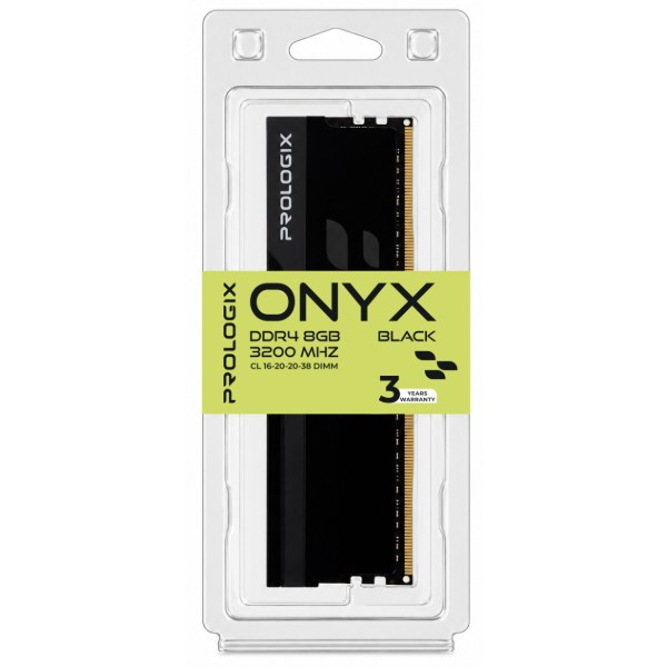 Фото - Память DDR ProLogix DDR4 8GB/3200 Prologix Onyx Black (PRO8GB3200YB4)