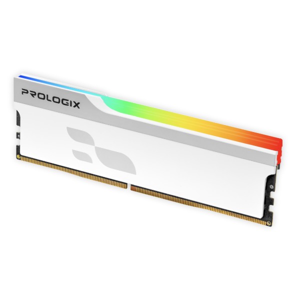 Фото - Память DDR ProLogix DDR4 8GB/3200 Prologix Onyx White RGB (PRO8GB3200YWR4)