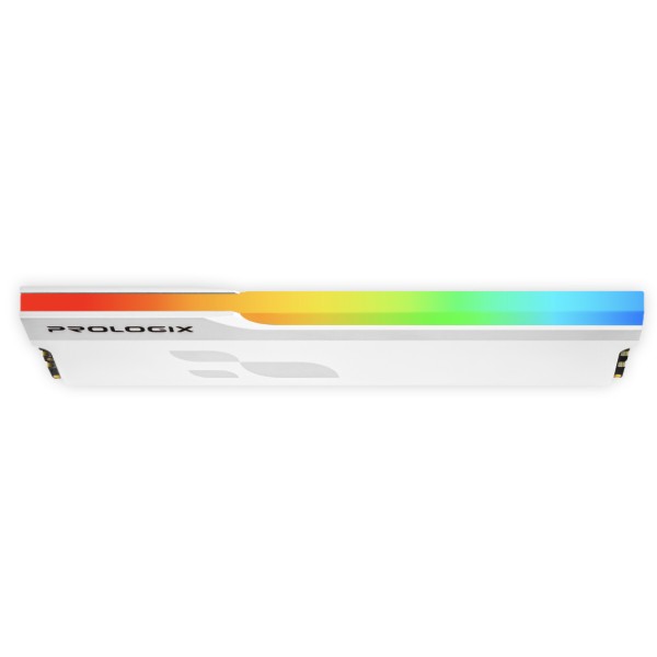 Фото - Память DDR ProLogix DDR4 8GB/3200 Prologix Onyx White RGB (PRO8GB3200YWR4)
