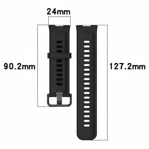Фото - Ремешок для смарт-часов BeCover Ribbed Tape for Huawei Watch Fit 3 / Fit 4 / Fit 4 Pro Black (714112)