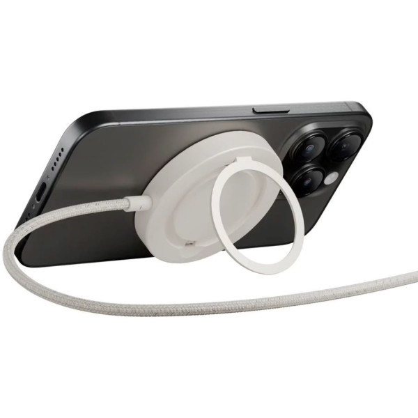 Фото - Бездротовий зарядний пристрій Native Union SnapStand Qi2 Wireless Charger Sandstone (SNST-QI2-SAN)