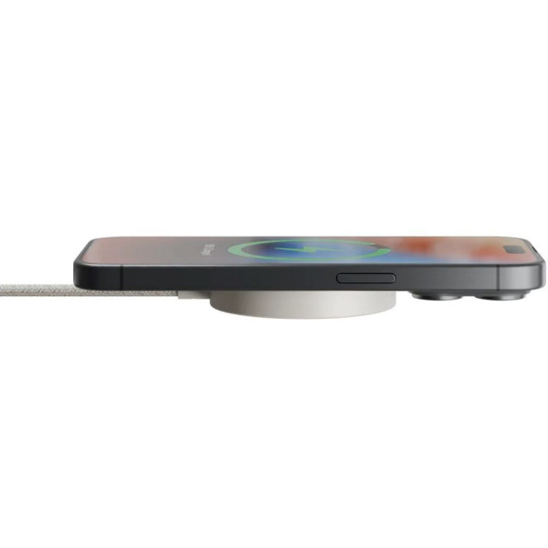 Фото - Бездротовий зарядний пристрій Native Union SnapStand Qi2 Wireless Charger Sandstone (SNST-QI2-SAN)