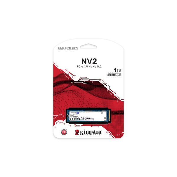 Фото - SSD-накопичувач внутрішній Kingston NV2 1TB M.2 2280 NVMe PCIe 4.0 x4 (SNV2S/1000G)
