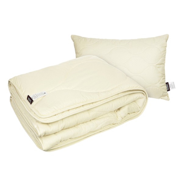 Фото - Набор одеяло полуторное + подушка Sonex 140x205 антиаллергенное волокно Basic Gold + 50х70 (SO102372)