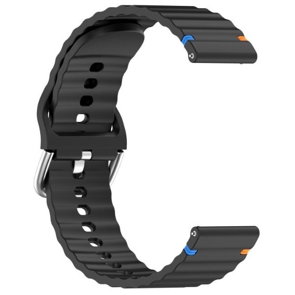 Фото - Ремешок для смарт-часов BeCover Ribbed Tape (20mm) for Samsung Galaxy Watch Active/Active 2 (40/44mm) / Gear S2/S2 Classic / Gear Sport Black (714250)