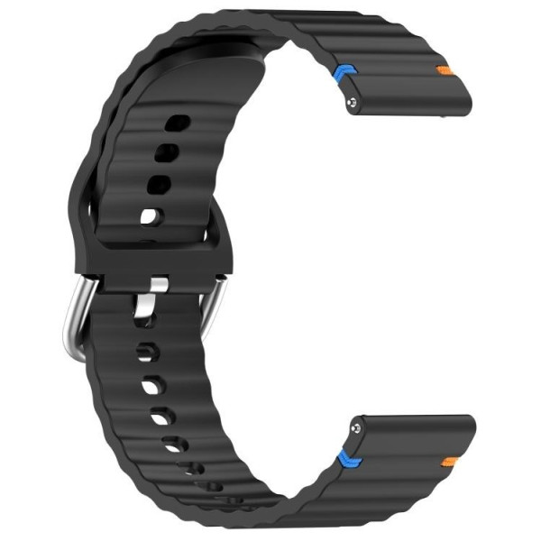 Фото - Ремінець для смарт-годинника BeCover Ribbed Tape (20mm) for Huawei Watch GT 3 (42mm) / GT 2 (42mm) / GT 3 Pro (43mm Ceramic) / Watch 2 (Sport) Blac (714257)