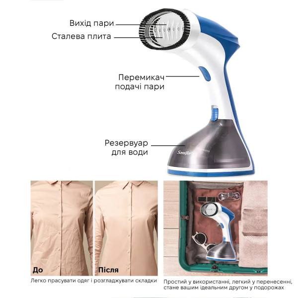 Фото - Вертикальний відпарювач ручний Sonifer SF-9079